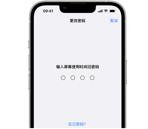 新丰iPhone屏幕维修分享iPhone屏幕使用时间密码忘记了怎么办 