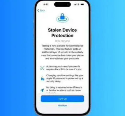 新丰苹果授权维修店分享被盗设备保护功能开启方法 