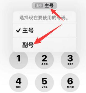 新丰苹果14维修店分享iPhone 14 Pro Max使用副卡打电话的方法 